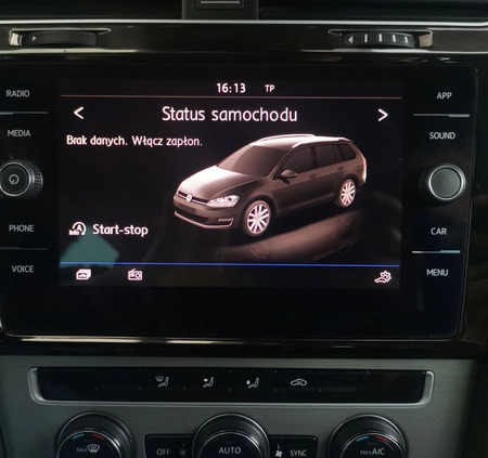 Volkswagen Golf cena 38600 przebieg: 208000, rok produkcji 2015 z Marki małe 596